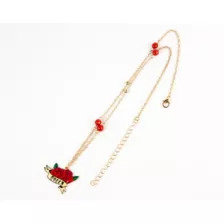 Queen Rose Gold-Tone Chain Necklace at Spencer's