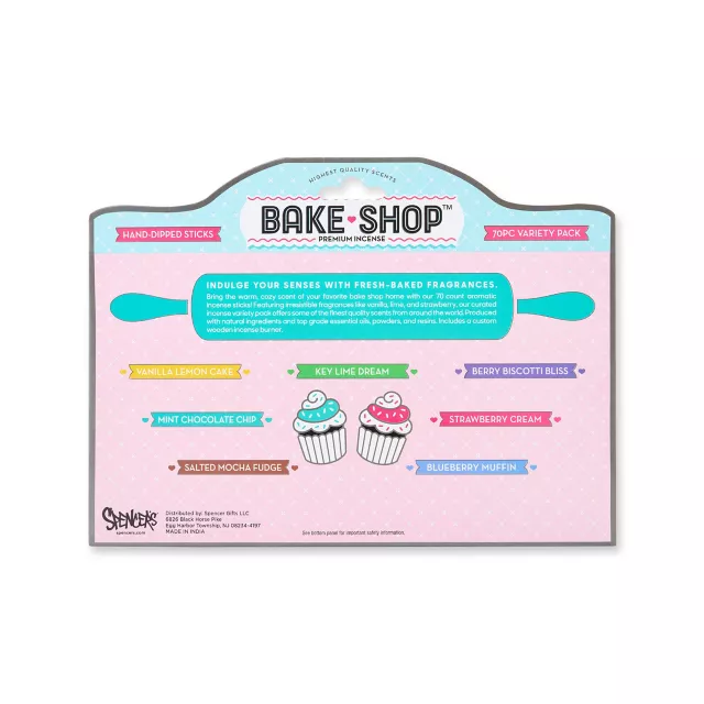 Bake Shop Incense Sticks Variety Pack - 70 Pack