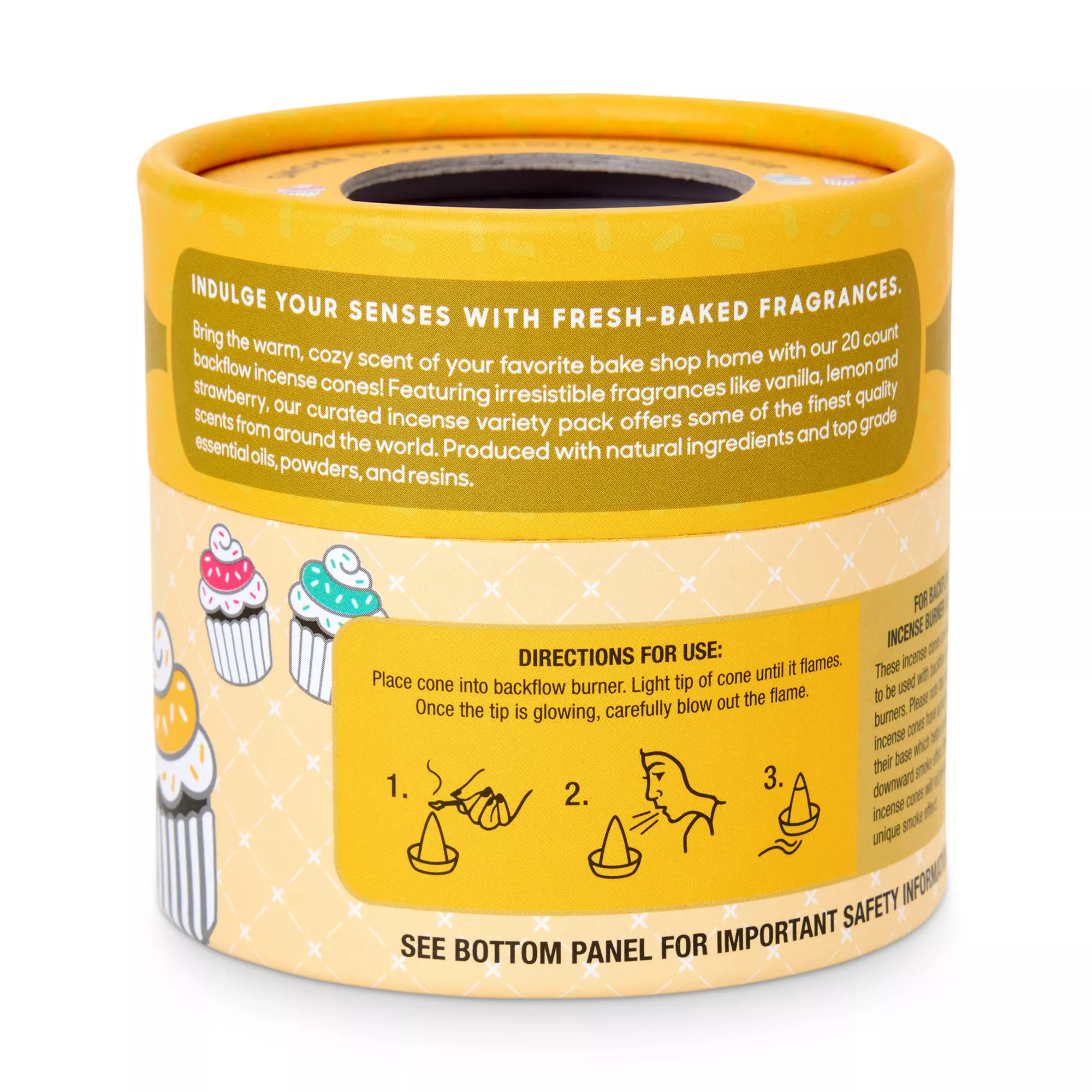 Bake Shop Vanilla Lemon Cake Incense Cones - 20 Pack at Spencer's