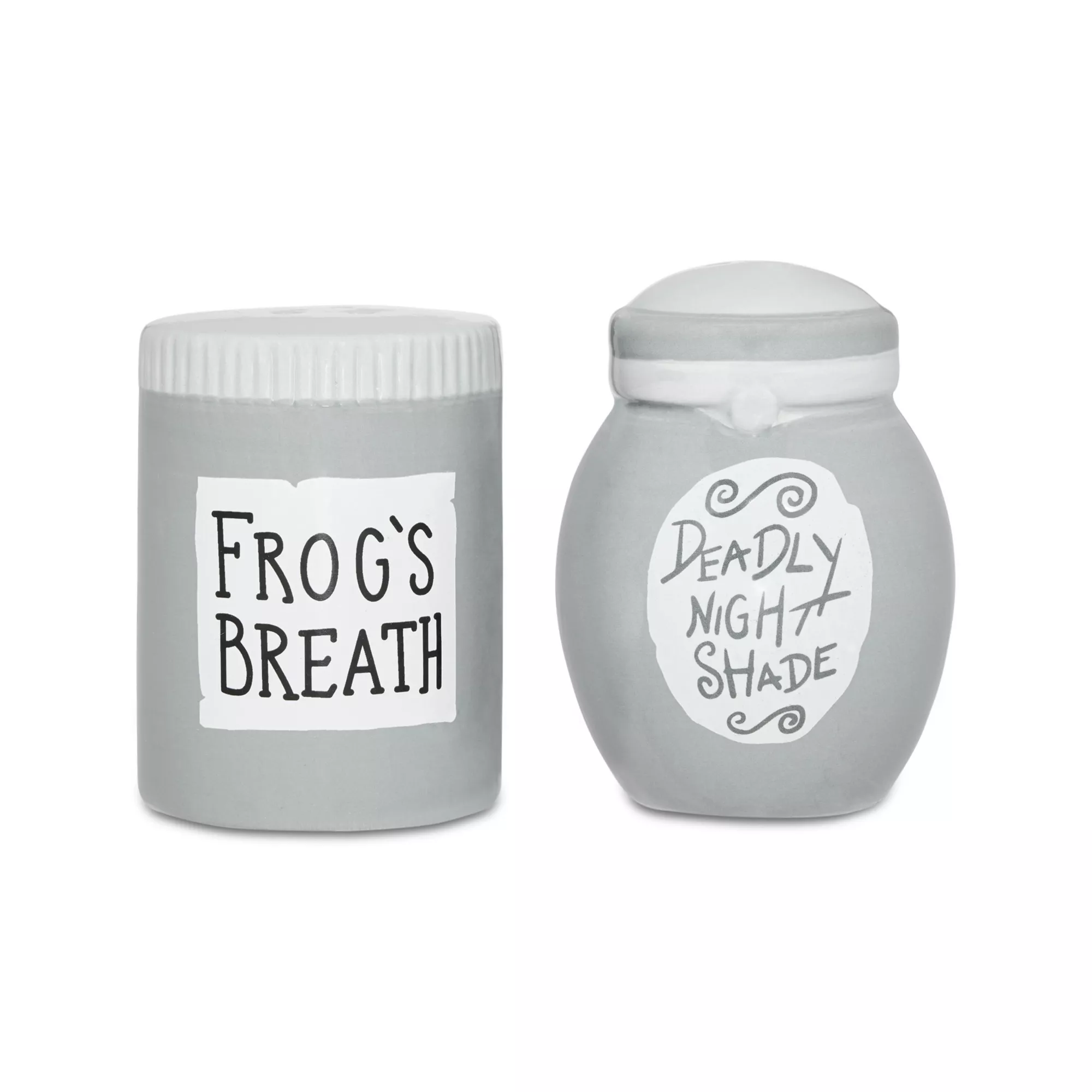 Frog's Breath and Night Shade Salt and Pepper Shakers - The Nightmare Before Christmas at Spencer's