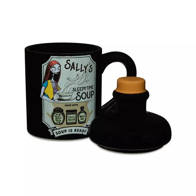 Sally's Sleepytime Soup Coffee Mug with Molded Lid 20 oz. - The Nightmare Before Christmas at Spencer's