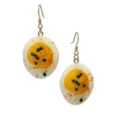 Deviled Eggs Dangle Earrings - 18 Gauge at Spencer's