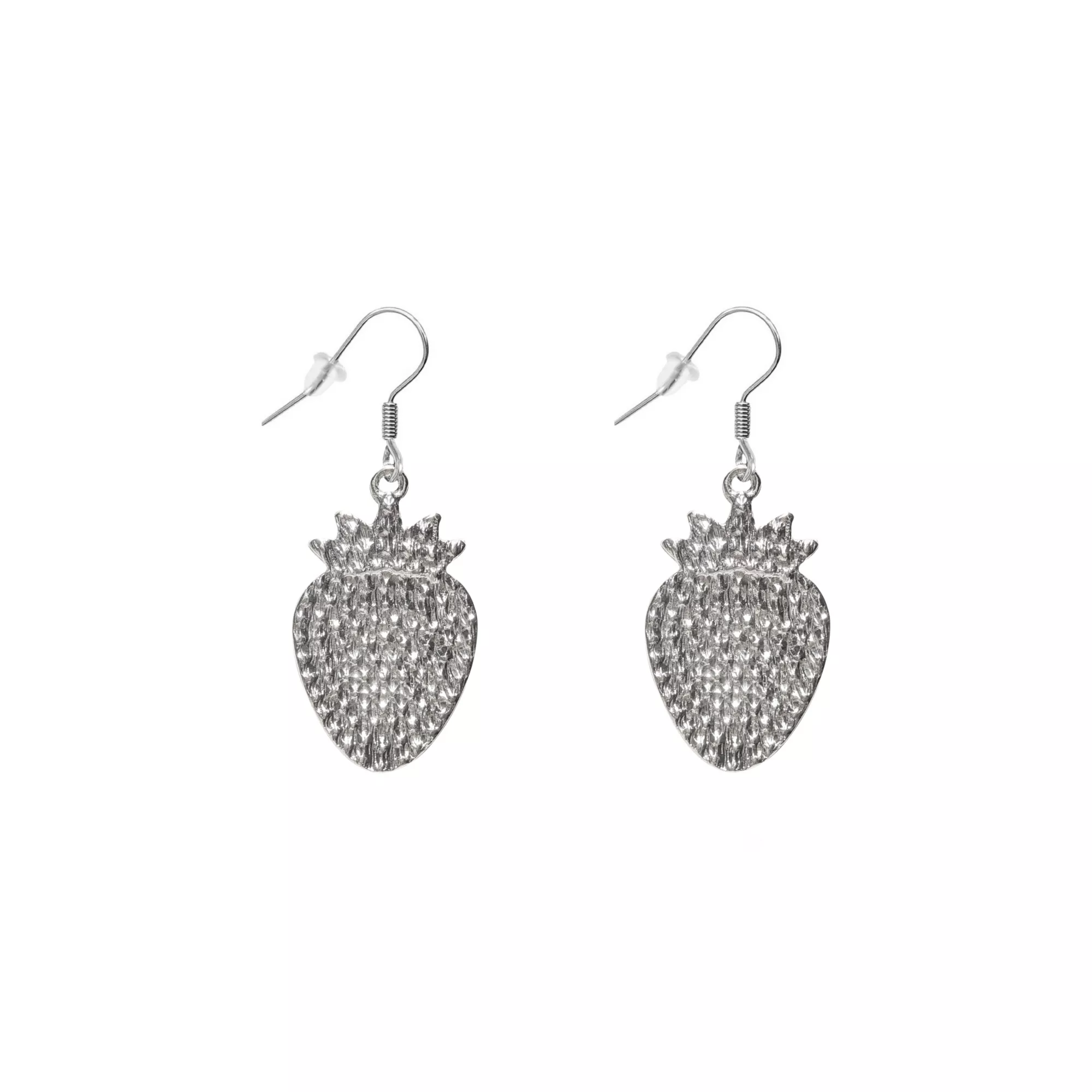 Diamante Strawberry Dangle Earrings at Spencer's