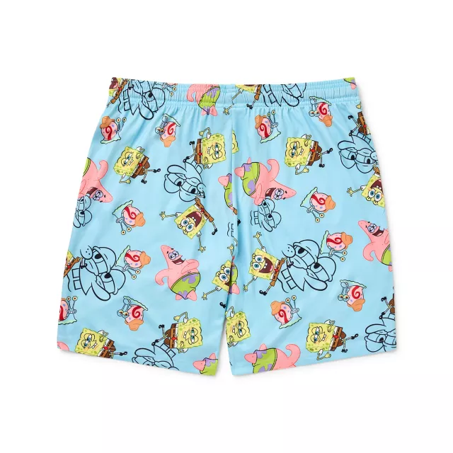 SpongeBob SquarePants Character Collage Lounge Shorts at Spencer's