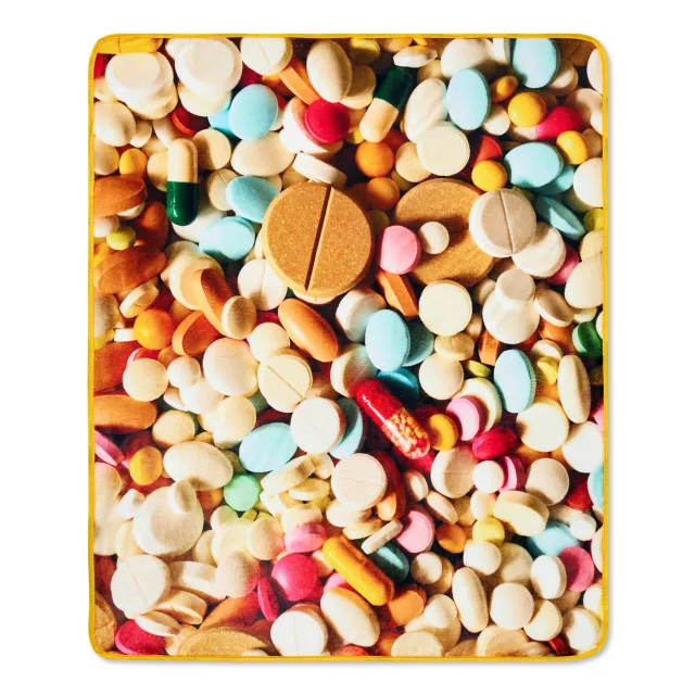 Chill Pills Fleece Blanket and Plush Set at Spencer's