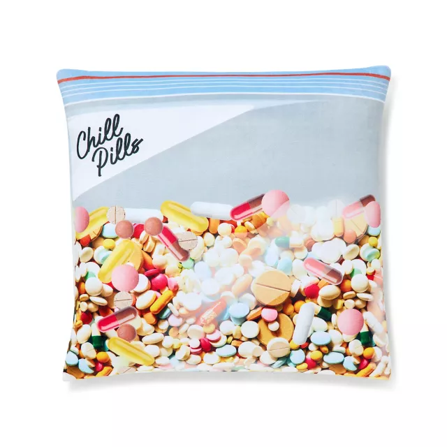 Chill Pills Fleece Blanket and Plush Set at Spencer's