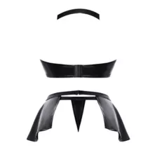 3-Piece Cupless Black Lingerie Set - Spencer's