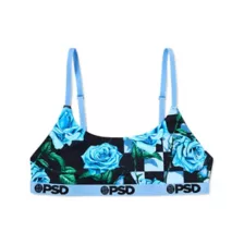 PSD Blue Rose Scoop Sports Bra at Spencer's