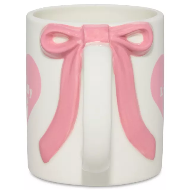 Literally Just a Girl Bow Handle Coffee Mug - 22 oz. at Spencer's
