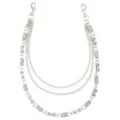 3 Row Mixed Wallet Chain at Spencer's