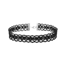 Black Lace Choker Necklace at Spencer's