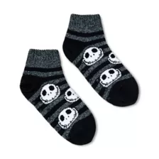 Jack Skellington Quarter Crew Socks - The Nightmare Before Christmas at Spencer's