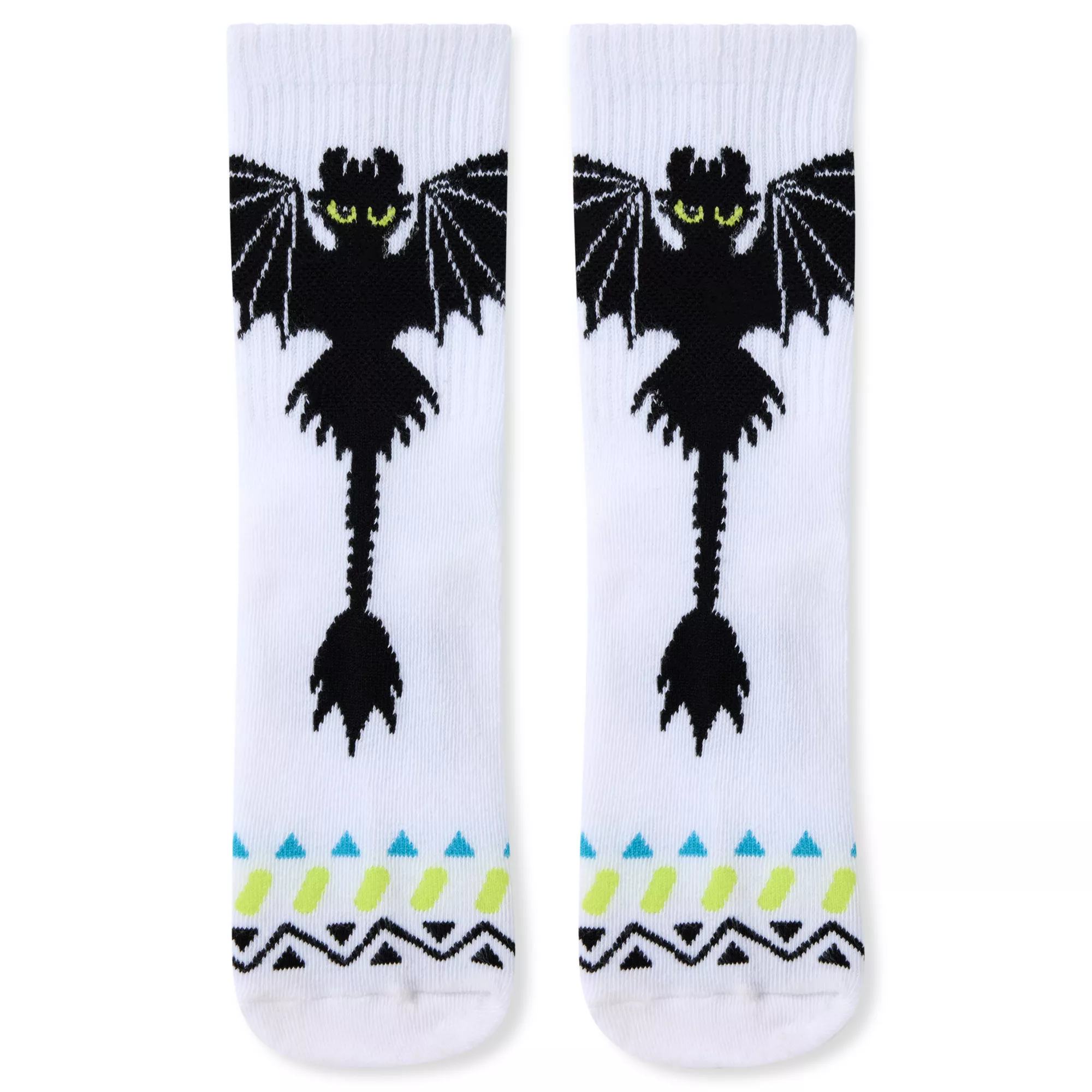 Toothless Ribbed Crew Socks 3 Pack - How to Train Your Dragon