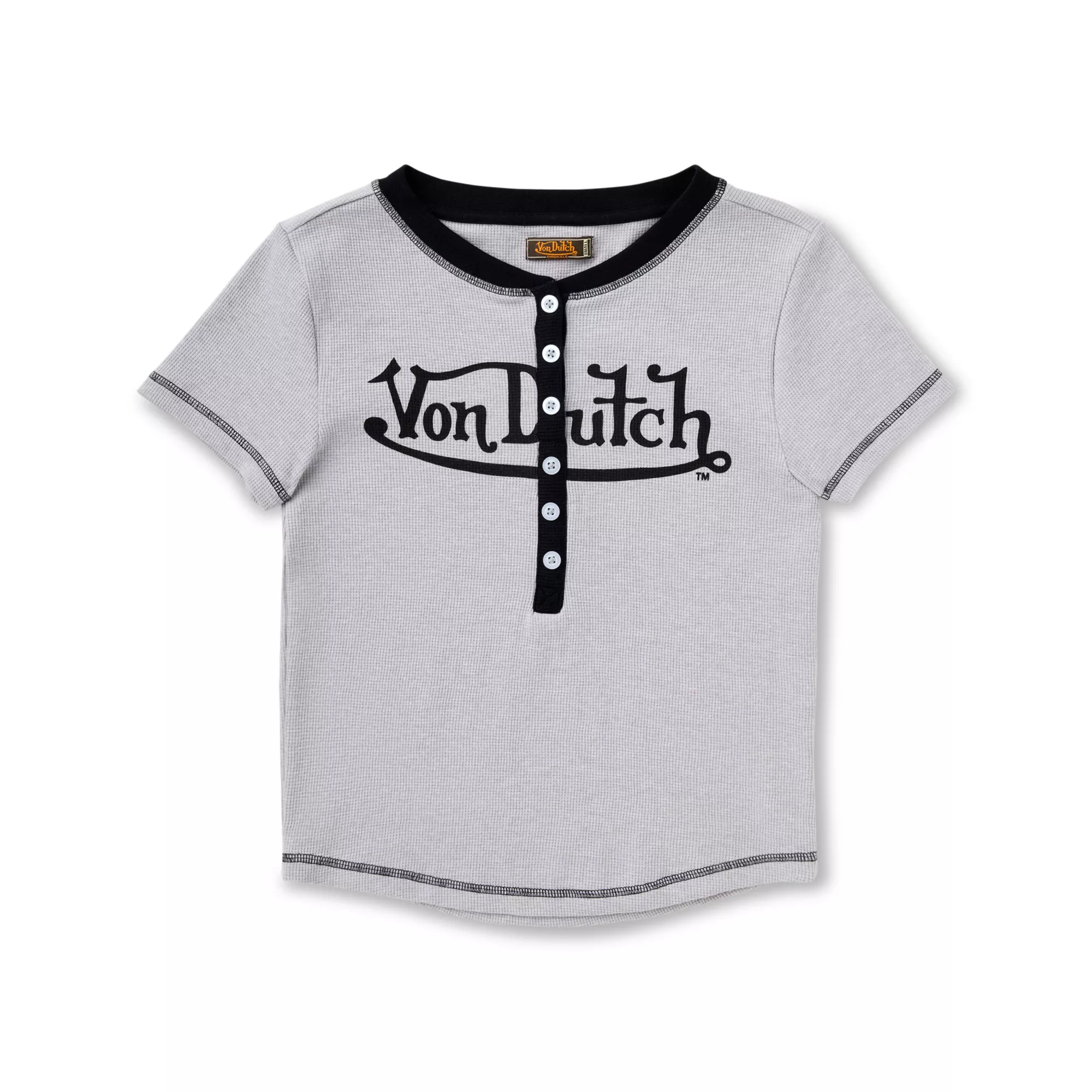 Von Dutch Grey Waffle Sleep Set at Spencer's
