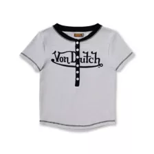 Von Dutch Grey Waffle Sleep Set at Spencer's