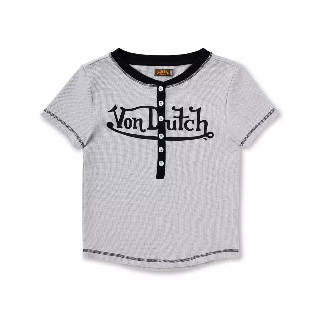 Von Dutch Grey Waffle Sleep Set at Spencer's