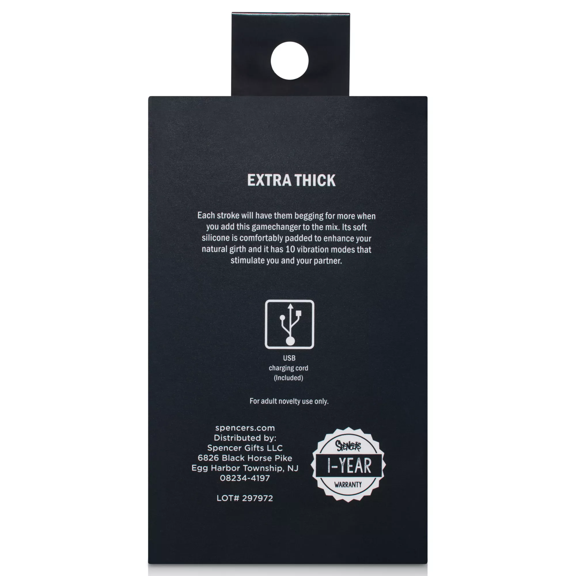 Extra Thick Vibrating Girth Enhancer - Arouz'd