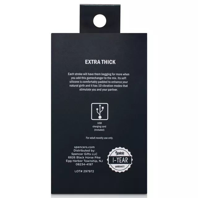 Extra Thick Vibrating Girth Enhancer - Arouz'd at Spencer's