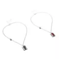 Black and Red Book Coffin Best Friend Necklace Set at Spencer's