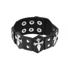 Gothic Cross Cuff Bracelet at Spencer's