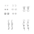 Multi-Pack Sun and Moon Earrings - 9 Pair at Spencer's