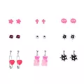 Multi-Pack Gummy Bear Safety Pin Earrings - 9 Pairs at Spencer's