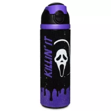 Ghost Face Rhinestone Drip Flip Top Water Bottle - 24 oz. at Spencer's