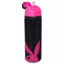Playboy Rabbit Head Rhinestone Water Bottle - 24 oz. at Spencer's