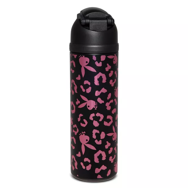 Playboy Cheetah Print Water Bottle - 24 oz. at Spencer's