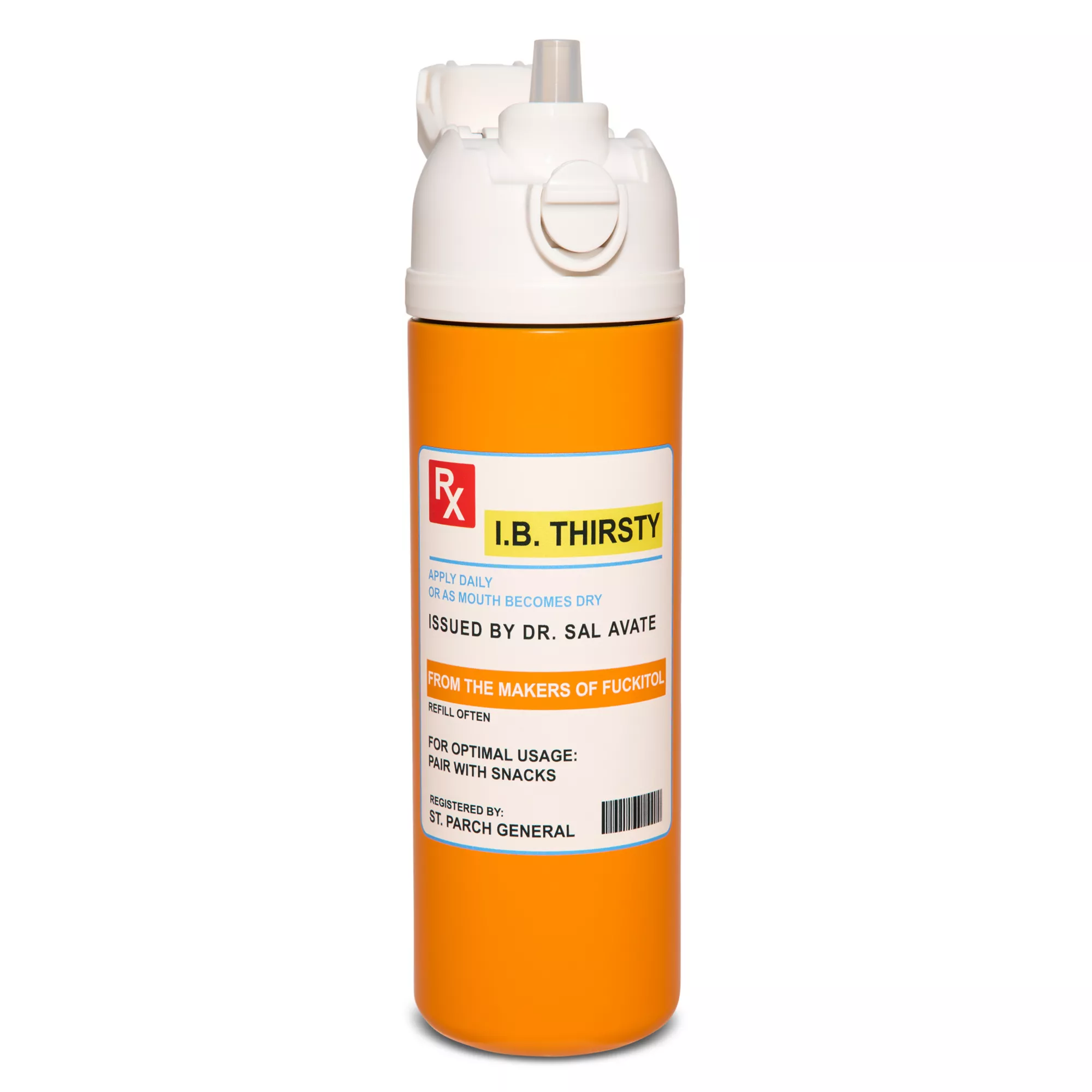 I.B. Thirsty Prescription Water Bottle - 24 oz.