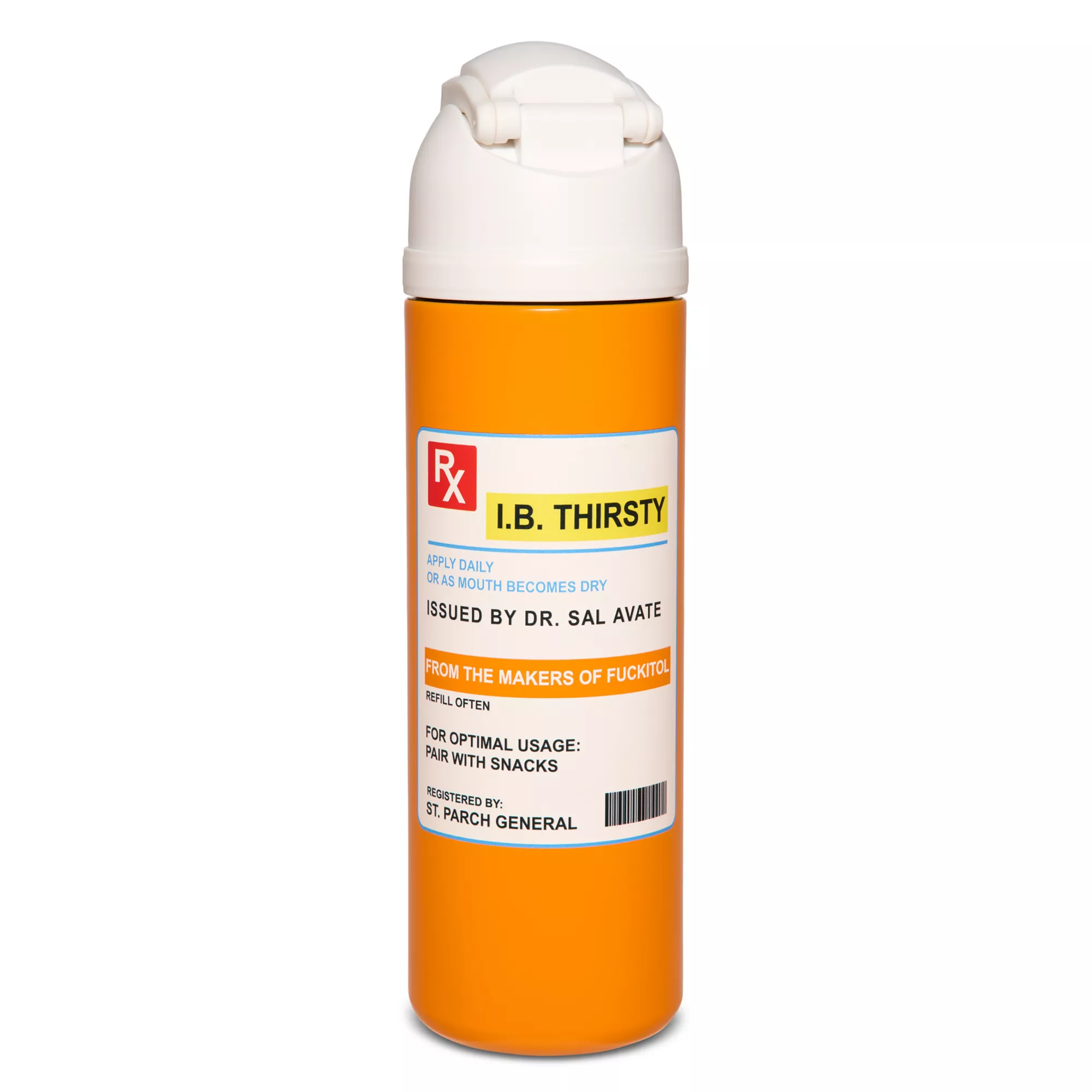 I.B. Thirsty Prescription Water Bottle - 24 oz.