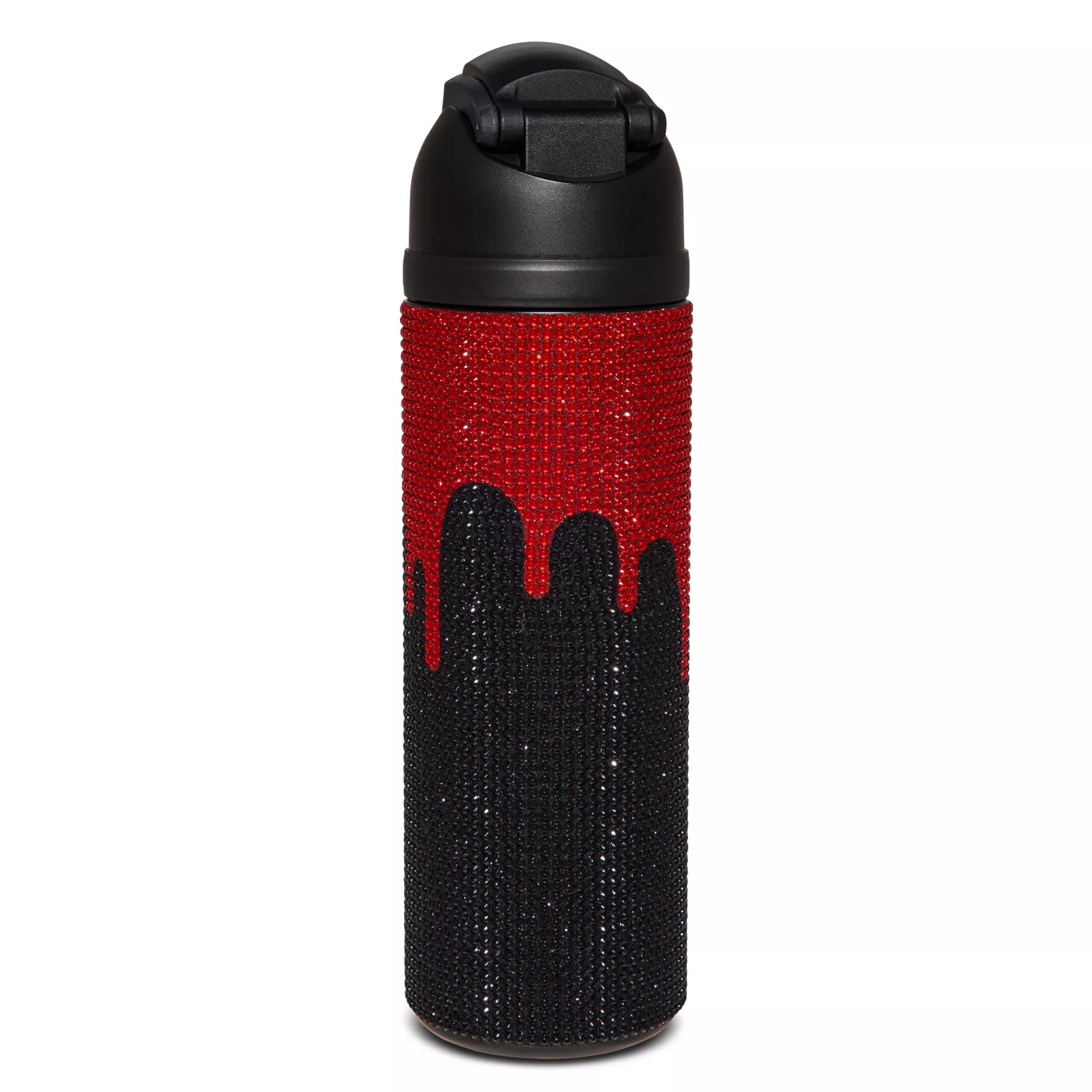 Blood Drip Rhinestone Water Bottle - 24 oz.