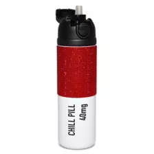 Chill Pill Rhinestone Water Bottle - 24 oz. at Spencer's