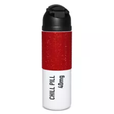 Chill Pill Rhinestone Water Bottle - 24 oz. at Spencer's