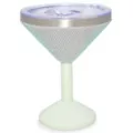 Green Rhinestone Martini Travel Tumbler - 12 oz. at Spencer's