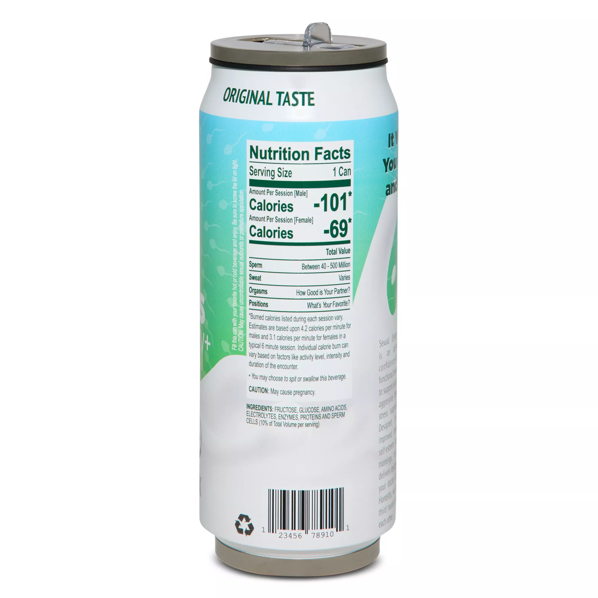 No Fucks Energy Drink Can Water Bottle - 17 oz. at Spencer's