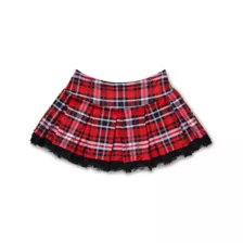 Plaid School Girl Double Bow Mini Skirt at Spencer's