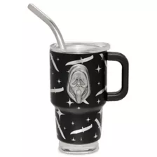 Ghost Face 3D Mini Tumbler with Straw - 3 oz. at Spencer's