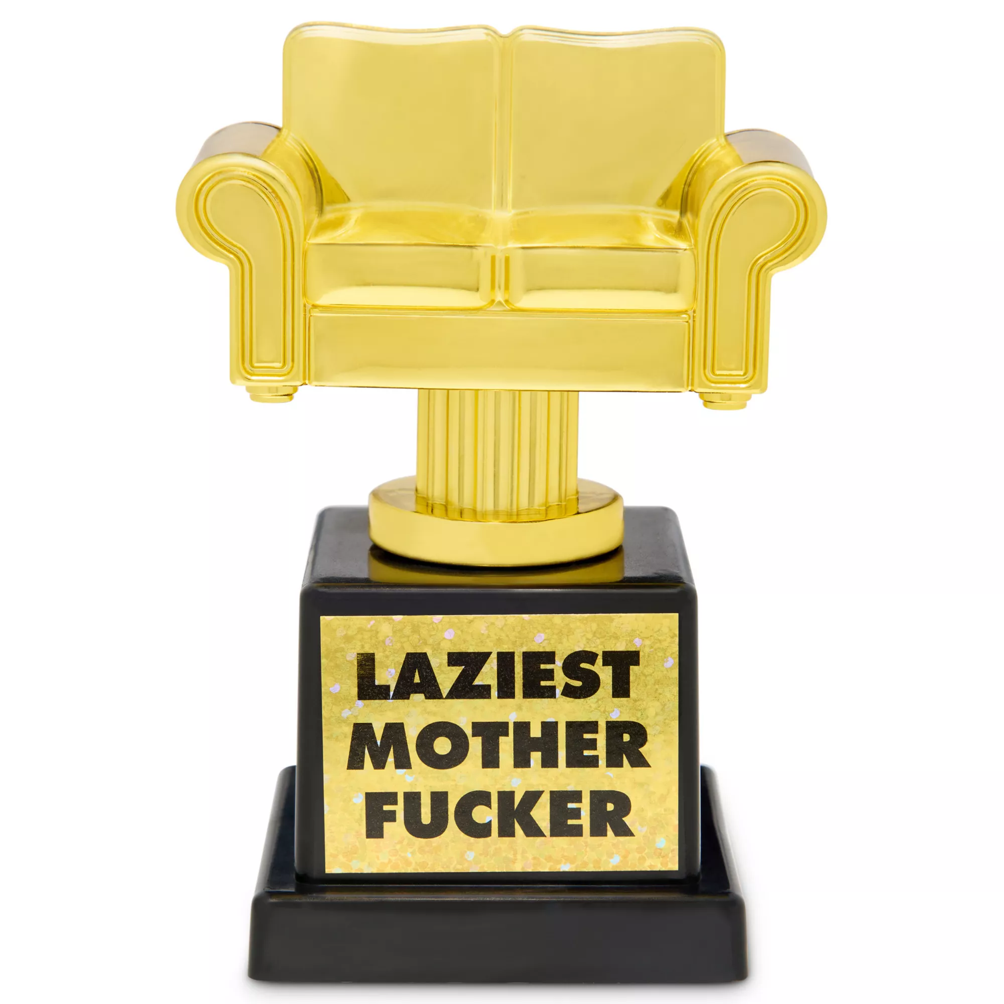 World's Laziest Mother Fucker Trophy at Spencer's