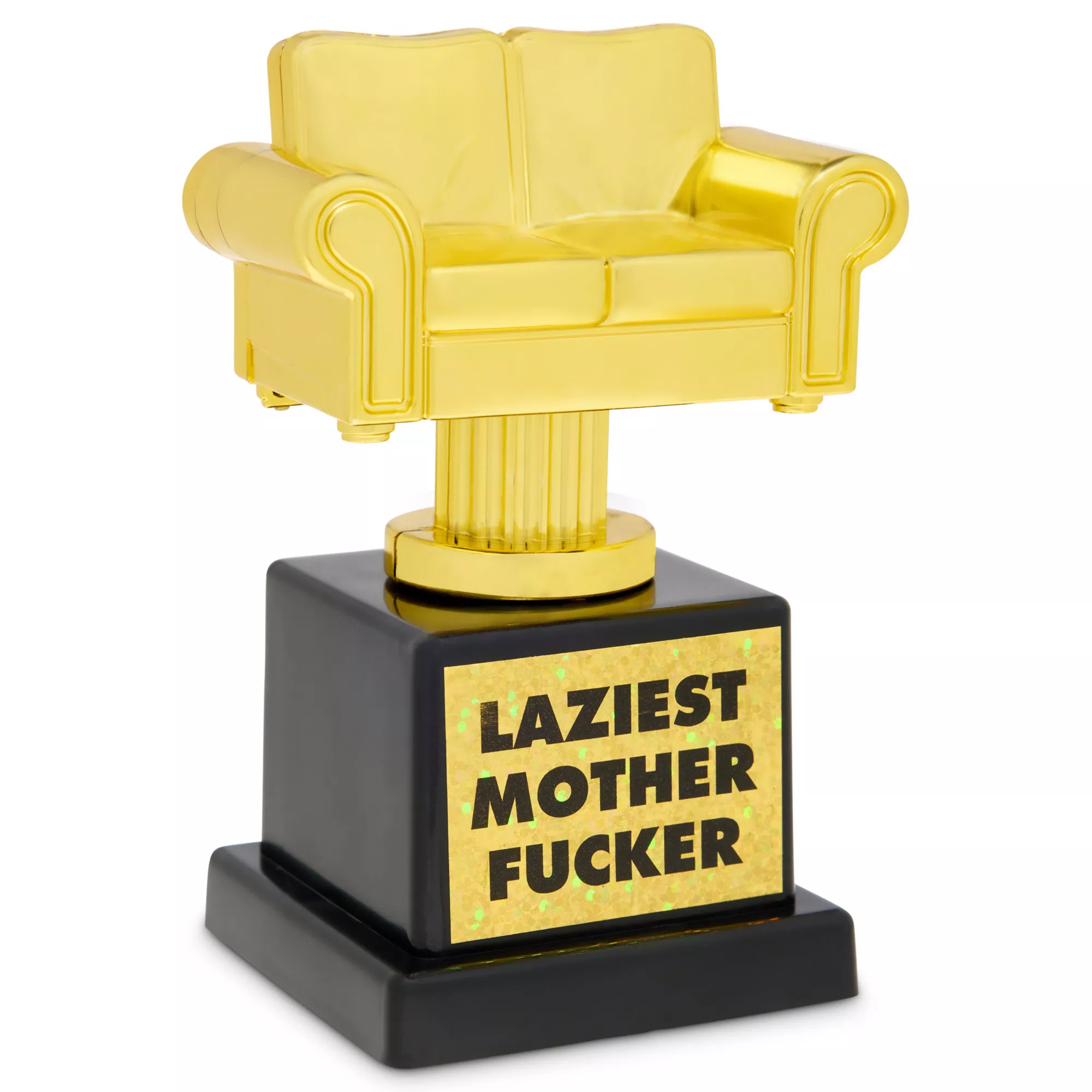 World's Laziest Mother Fucker Trophy at Spencer's