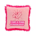 I Am a Pink Starburst Pillow at Spencer's