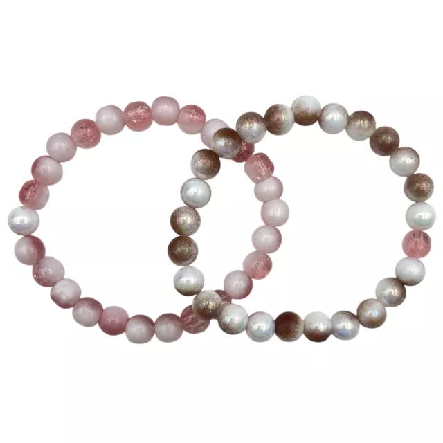 Rose and Brown Long Distance Bracelets – 2 Pack at Spencer's