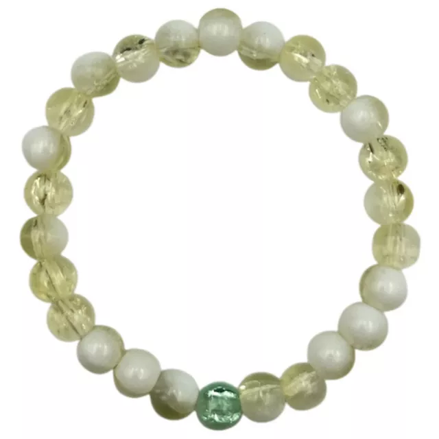 Yellow and Green Marble Long Distance Bracelets - 2 Pack at Spencer's