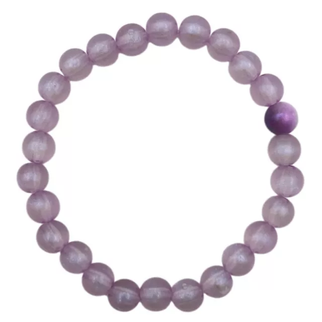 Iridescent Green and Purple Long Distance Bracelets - 2 Pack at Spencer's