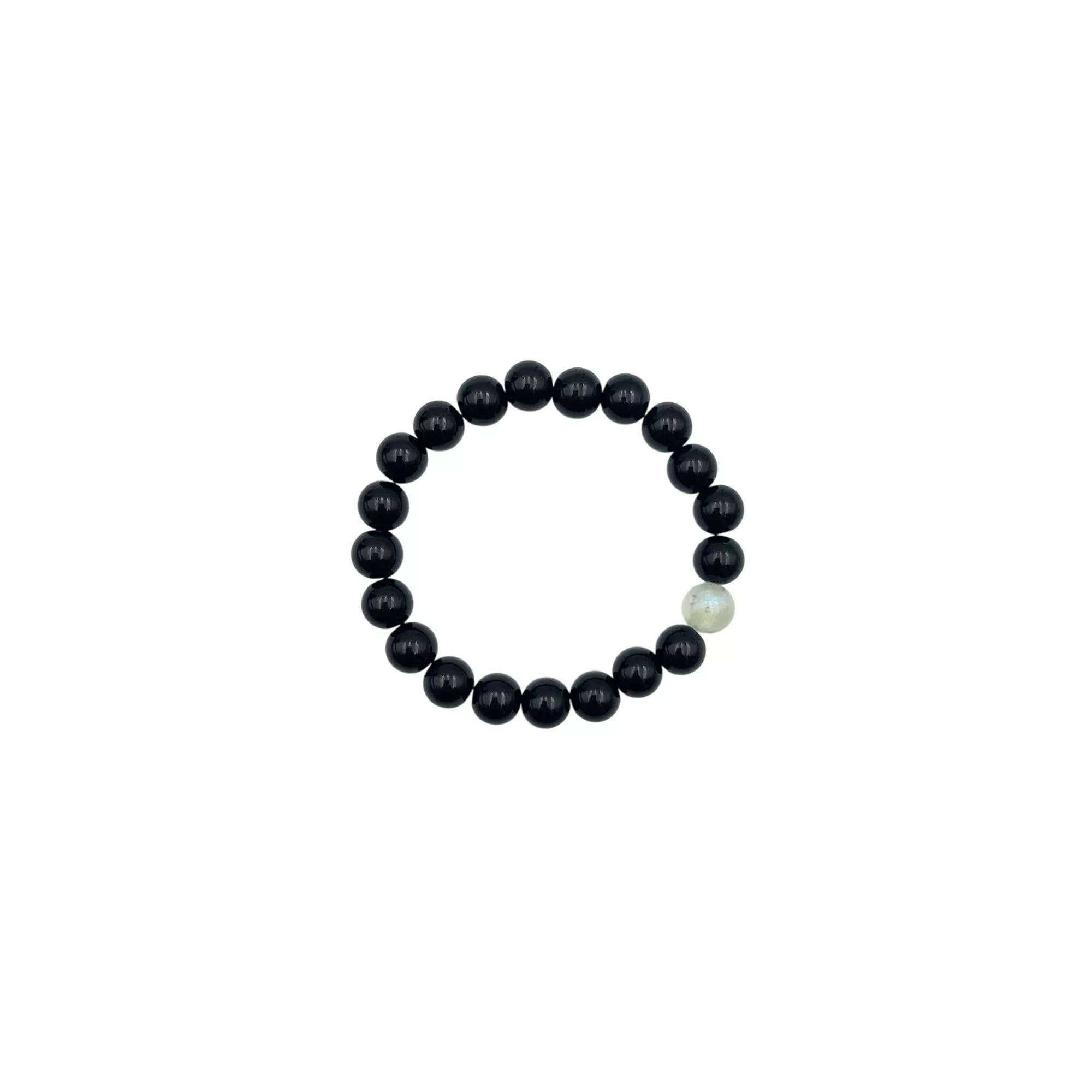 Iridescent Green and Black Long Distance Bracelets - 2 Pack at Spencer's