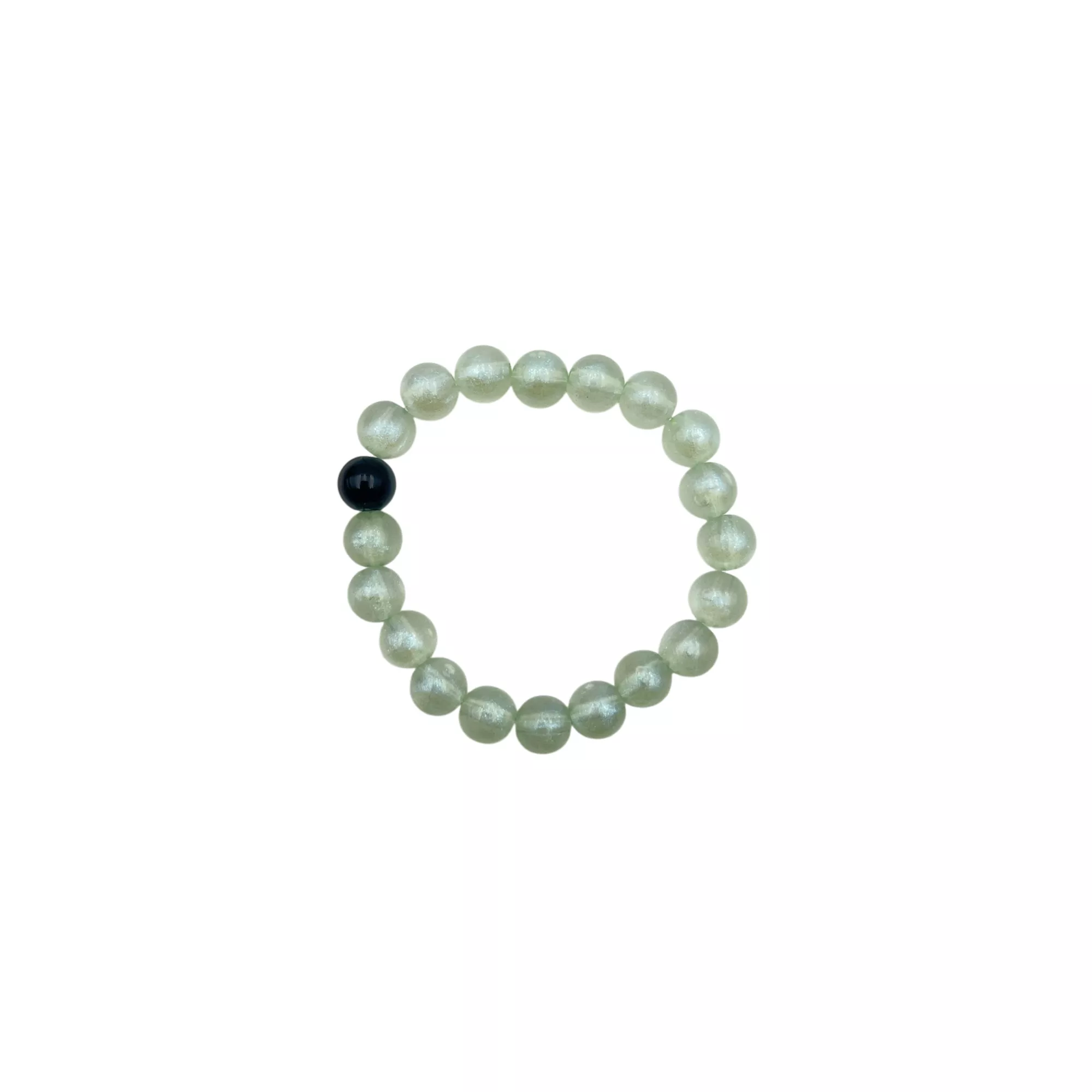 Iridescent Green and Black Long Distance Bracelets - 2 Pack at Spencer's