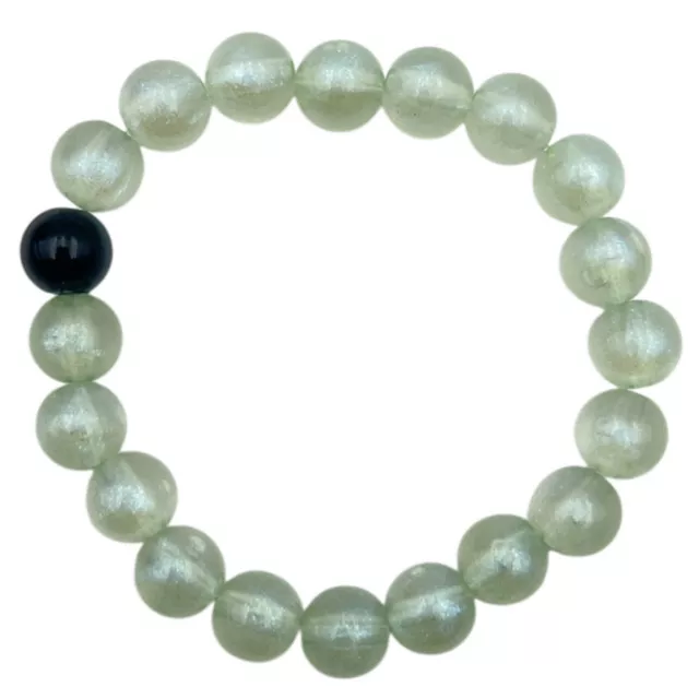 Iridescent Green and Black Long Distance Bracelets - 2 Pack at Spencer's