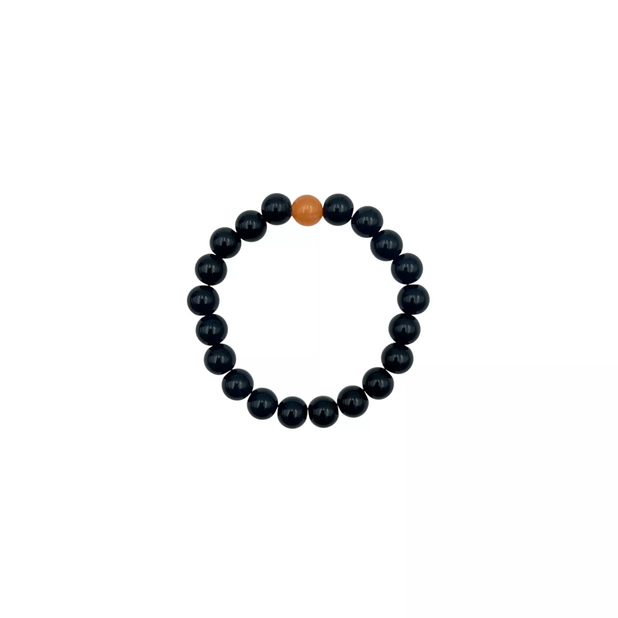 Black and Orange Long Distance Bracelets - 2 Pack at Spencer's