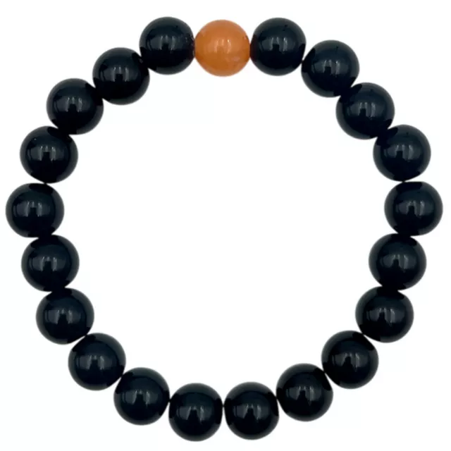 Black and Orange Long Distance Bracelets - 2 Pack at Spencer's