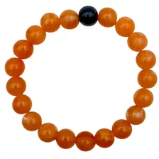 Black and Orange Long Distance Bracelets - 2 Pack at Spencer's